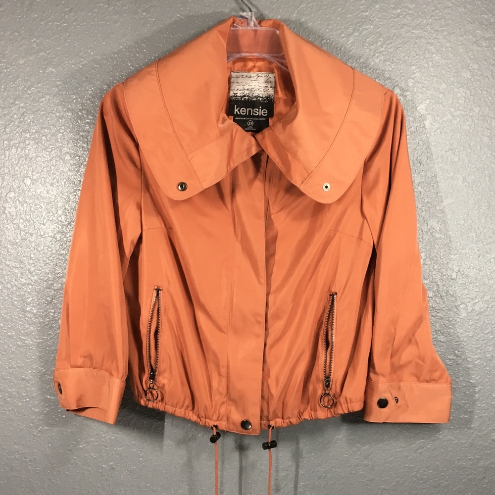 Kensie Coral Cropped Jacket